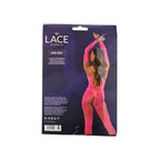 Lace by LJ Lace Up Front Crotchless Bodystocking – Sheer Bodystocking > Clothes > Bodies and Playsuits