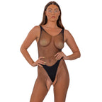 Lace By LJ Fishnet Crotchless Bodystocking – Sleeveless Lingerie Default Title > Clothes > Bodies and Playsuits