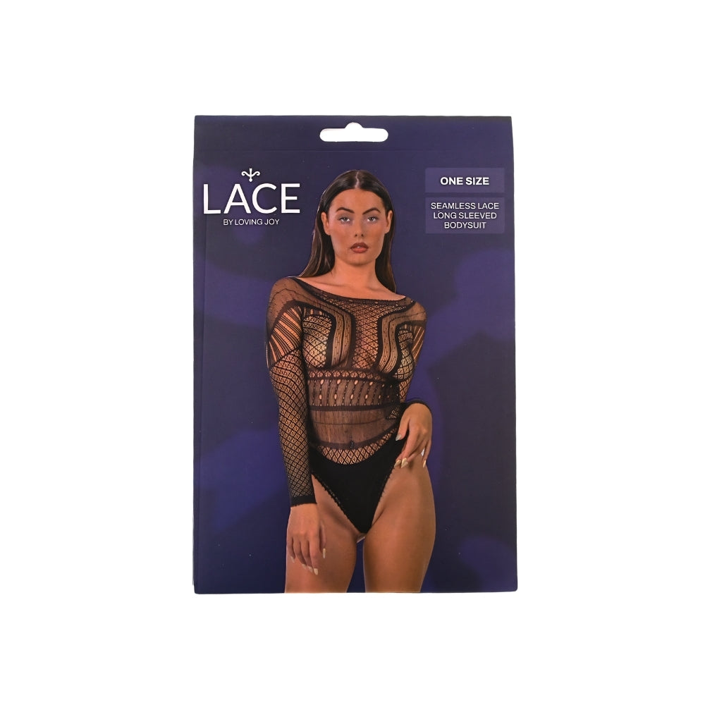 Lace by LJ Seamless Long Sleeved Bodysuit – Lace Lingerie > Clothes > Bodies and Playsuits