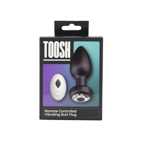 Toosh Remote Controlled Silicone Vibrating Butt Plug – Remote-Controlled Silicone Butt Plug Butt Plugs - Vibrating