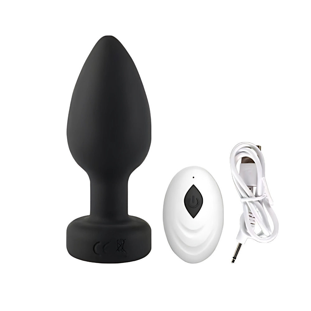 Toosh Remote Controlled Silicone Vibrating Butt Plug – Remote-Controlled Silicone Butt Plug Butt Plugs - Vibrating