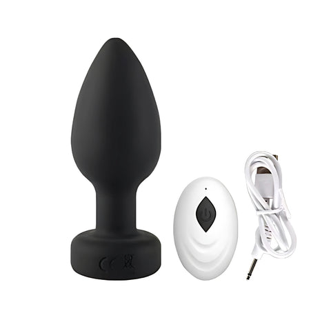 Toosh Remote Controlled Silicone Vibrating Butt Plug – Remote-Controlled Silicone Butt Plug Butt Plugs - Vibrating