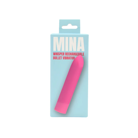 Mina Whisper Rechargeable Bullet Vibrator – Small Discreet USB Rechargeable Vibrator BULLETS