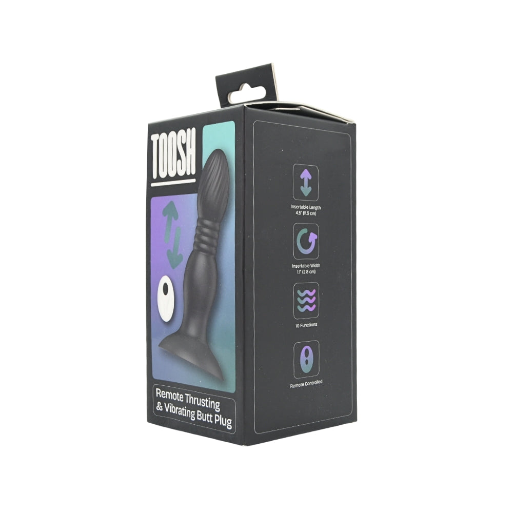 Toosh Remote Controlled Thrusting Butt Plug – Remote-Controlled Butt Plug > Anal Range > Vibrating Butt Plugs