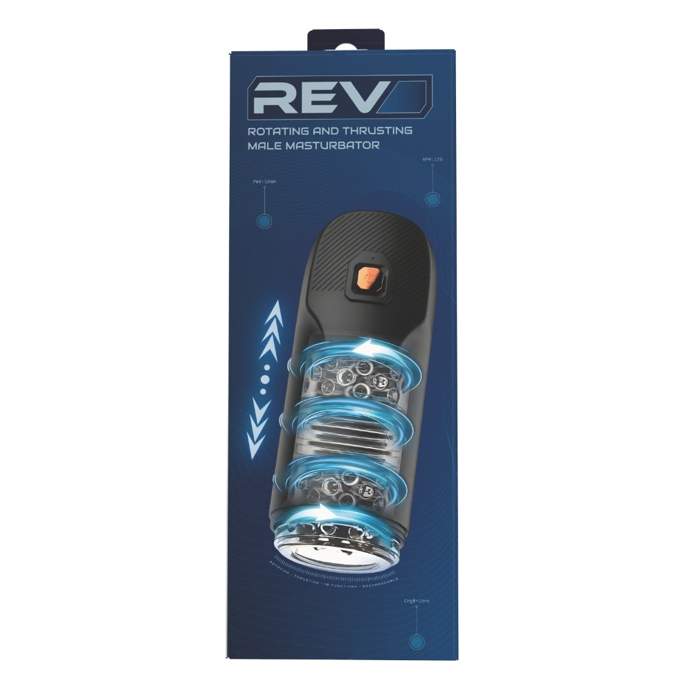 Rev Rotating and Thrusting Male Masturbator – USB Rechargeable Male Masturbator > Sex Toys For Men > Masturbators > Vibrating