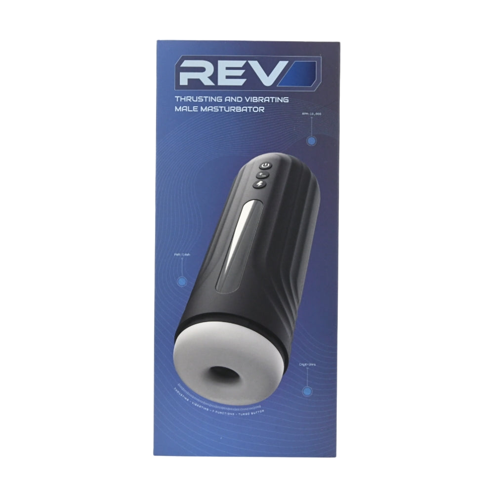 Rev Thrusting and Vibrating Male Masturbator – USB Rechargeable Masturbator > Sex Toys For Men > Masturbators Premium