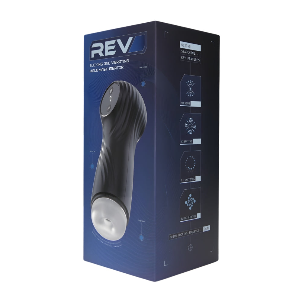 Rev Sucking and Vibrating Male Masturbator – USB Rechargeable Male Masturbator > Sex Toys For Men > Masturbators > Vibrating