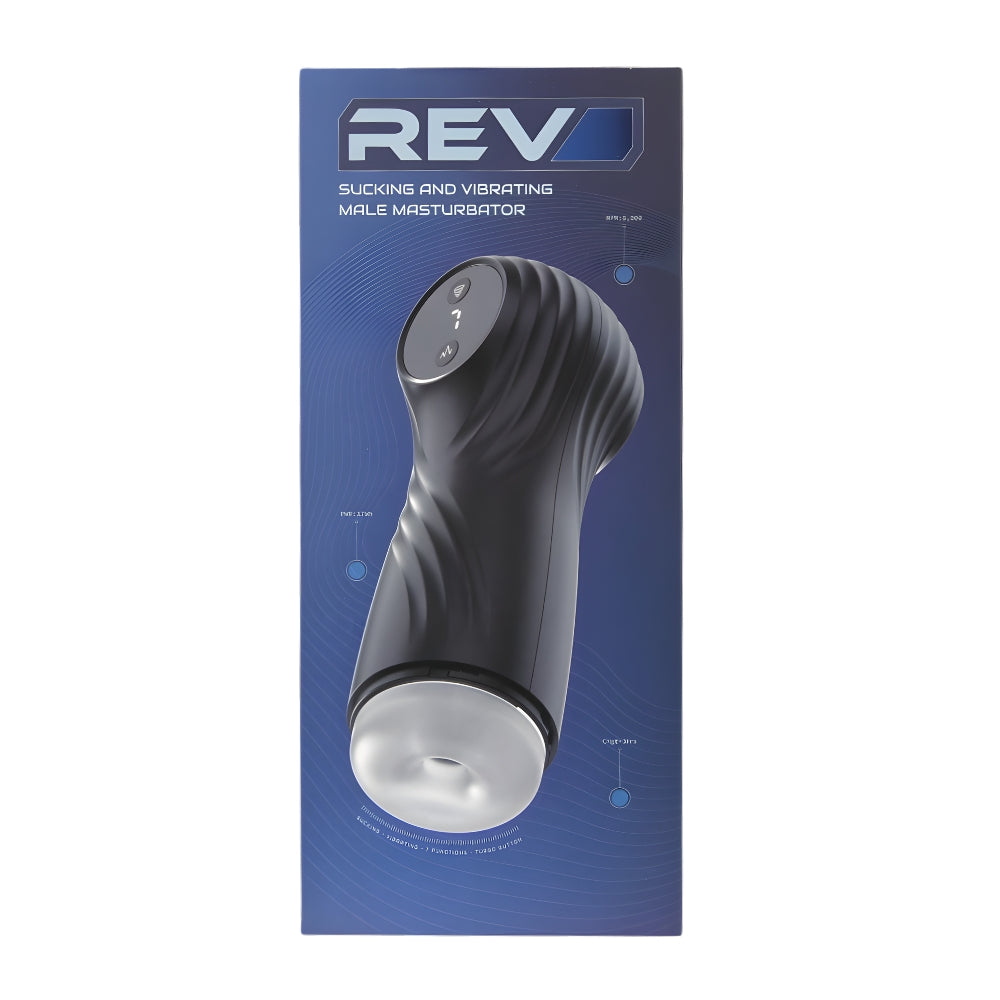 Rev Sucking and Vibrating Male Masturbator – USB Rechargeable Male Masturbator > Sex Toys For Men > Masturbators > Vibrating