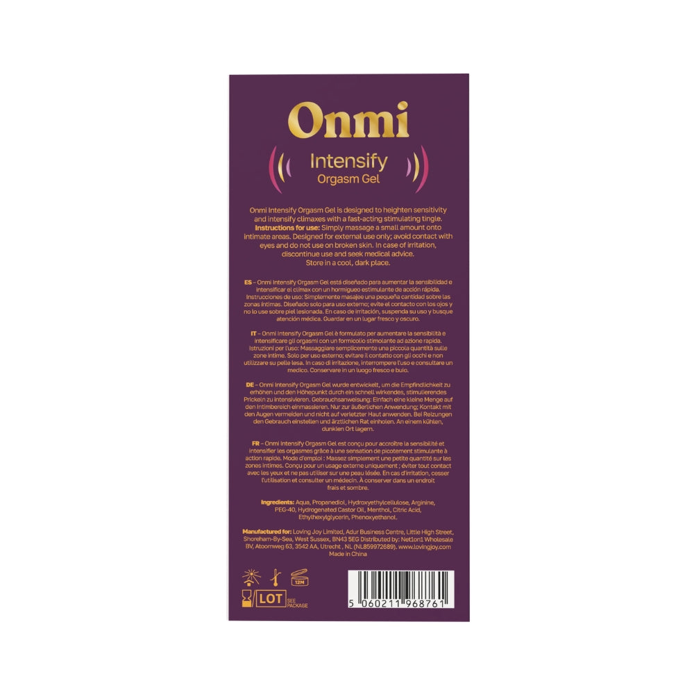 Onmi Intensify – Orgasm Gel 30ml > Essentials > Womens Enhancers