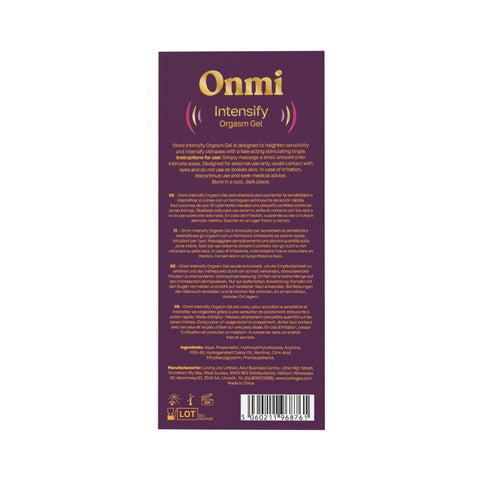 Onmi Intensify – Orgasm Gel 30ml > Essentials > Womens Enhancers