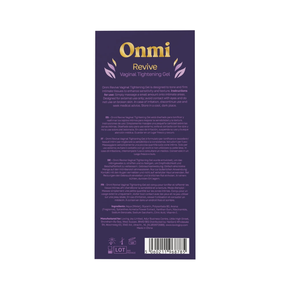 Onmi Revive – Vaginal Tightening Gel 30ml > Essentials > Womens Enhancers