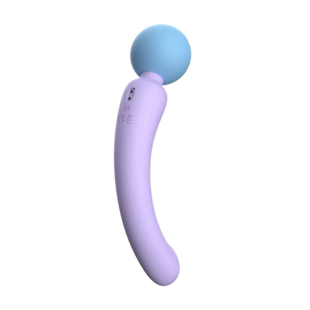 Mina Flow Dual-Ended Wand Vibrator – Curved G-Spot Silicone 11.3cm Insertable Length Secondary image