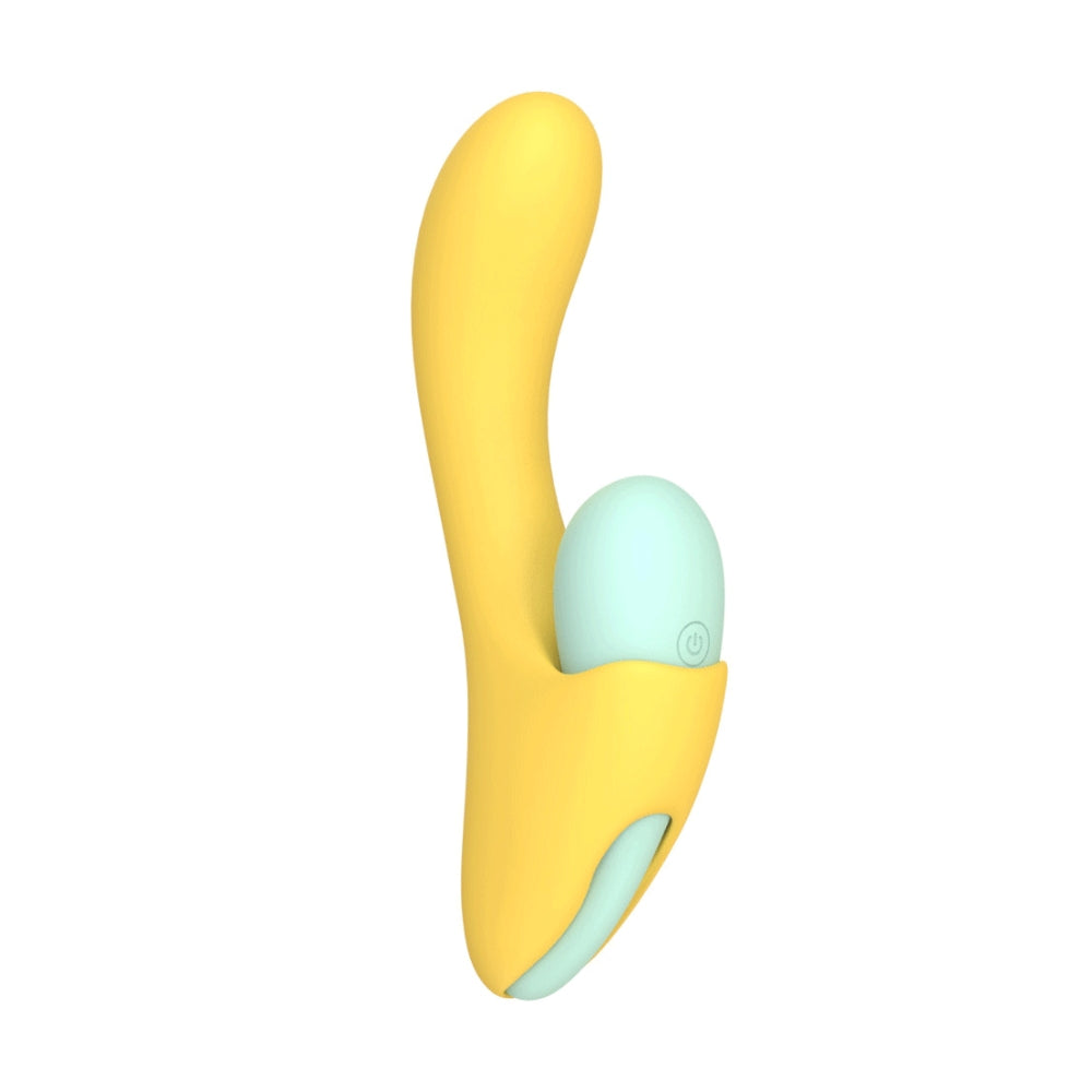 Mina Bloom 2 in 1 Rabbit Vibrator – Rechargeable Silicone 10.7cm Length Default Title > Vibrators > Ladies > Rabbit Main image