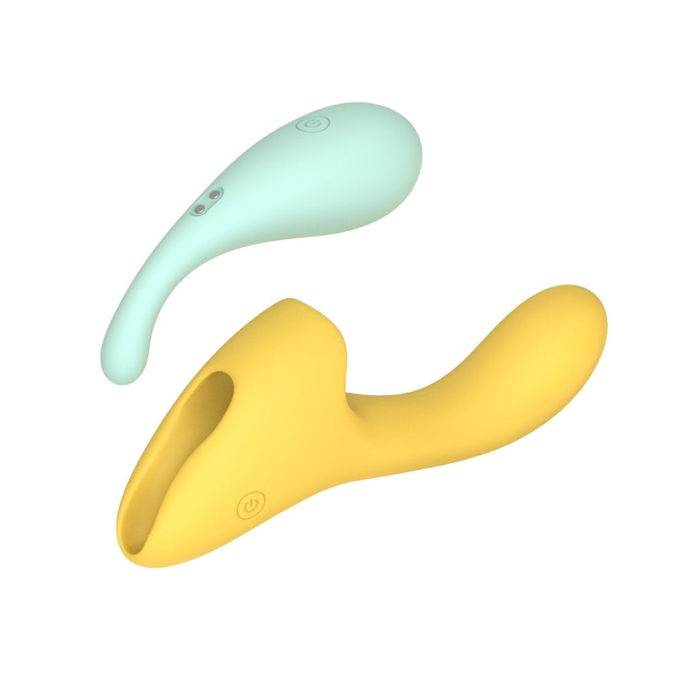 Mina Bloom 2 in 1 Rabbit Vibrator – Rechargeable Silicone 10.7cm Length Secondary image
