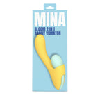 Mina Bloom 2 in 1 Rabbit Vibrator – Rechargeable Silicone 10.7cm Length > Vibrators > Ladies > Rabbit