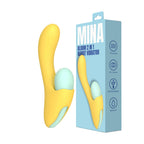 Mina Bloom 2 in 1 Rabbit Vibrator – Rechargeable Silicone 10.7cm Length > Vibrators > Ladies > Rabbit