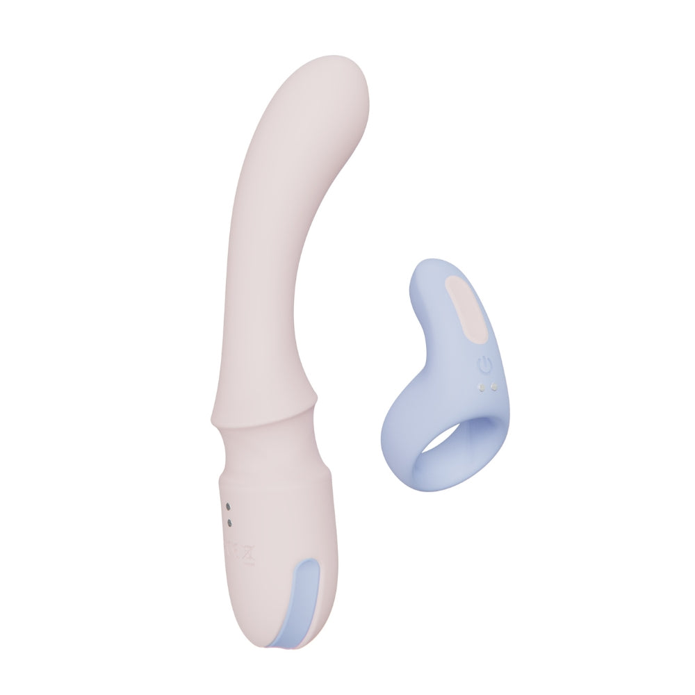 Mina Orbit 2 in 1 Rabbit Vibrator – USB Rechargeable 12cm Insertable Length > Vibrators > Ladies > Rabbit