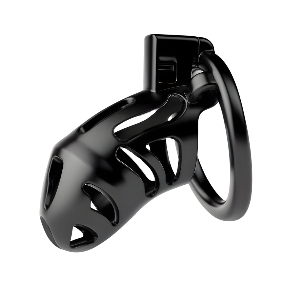 Impound Curfew – Chastity Cage with Multiple Base Rings 78mm Length > Bondage Gear > Male Chastity