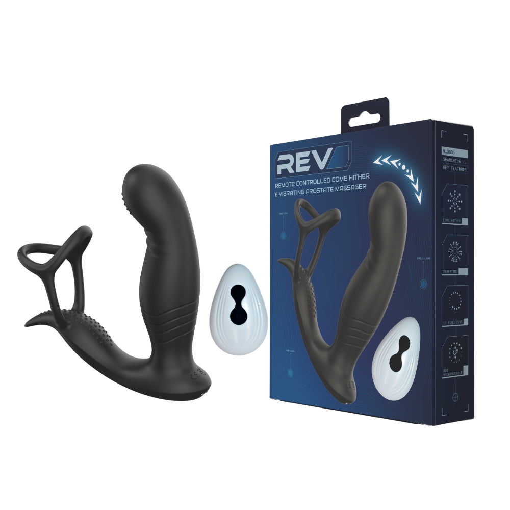 Rev Pro Remote Controlled Silicone Prostate Massager 12.7cm Insertable Length > Anal Range > Prostate Plugs