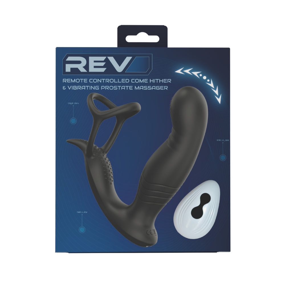 Rev Pro Remote Controlled Silicone Prostate Massager 12.7cm Insertable Length > Anal Range > Prostate Plugs