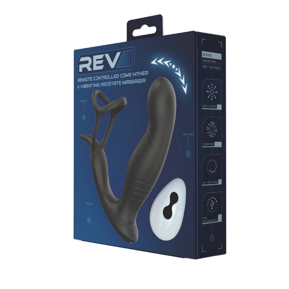 Rev Pro Remote Controlled Silicone Prostate Massager 12.7cm Insertable Length > Anal Range > Prostate Plugs