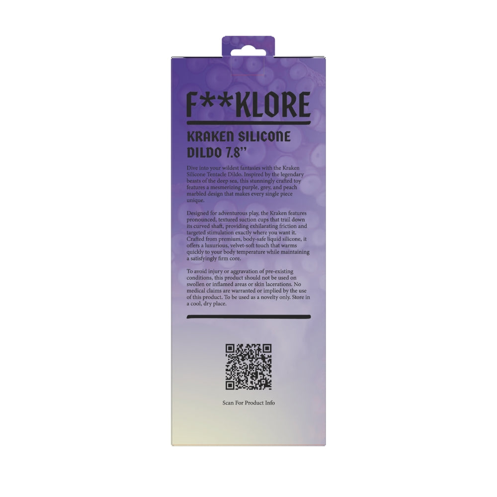 F**kLore Kraken – Liquid Silicone Tentacle Dildo With Suction Base