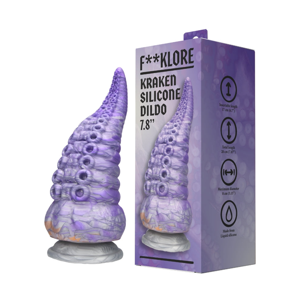 F**kLore Kraken – Liquid Silicone Tentacle Dildo With Suction Base