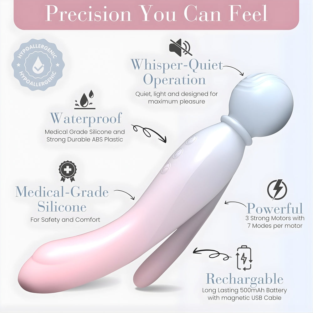 MYLO 3-in-1 Body Wand Massager Air > Sex Toys > Massage Wands