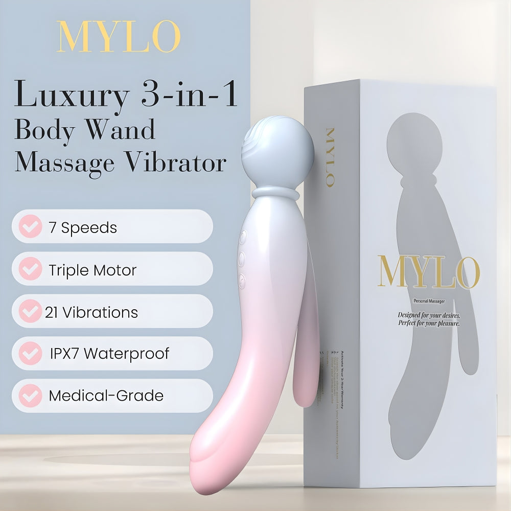 MYLO 3-in-1 Body Wand Massager Air Secondary image