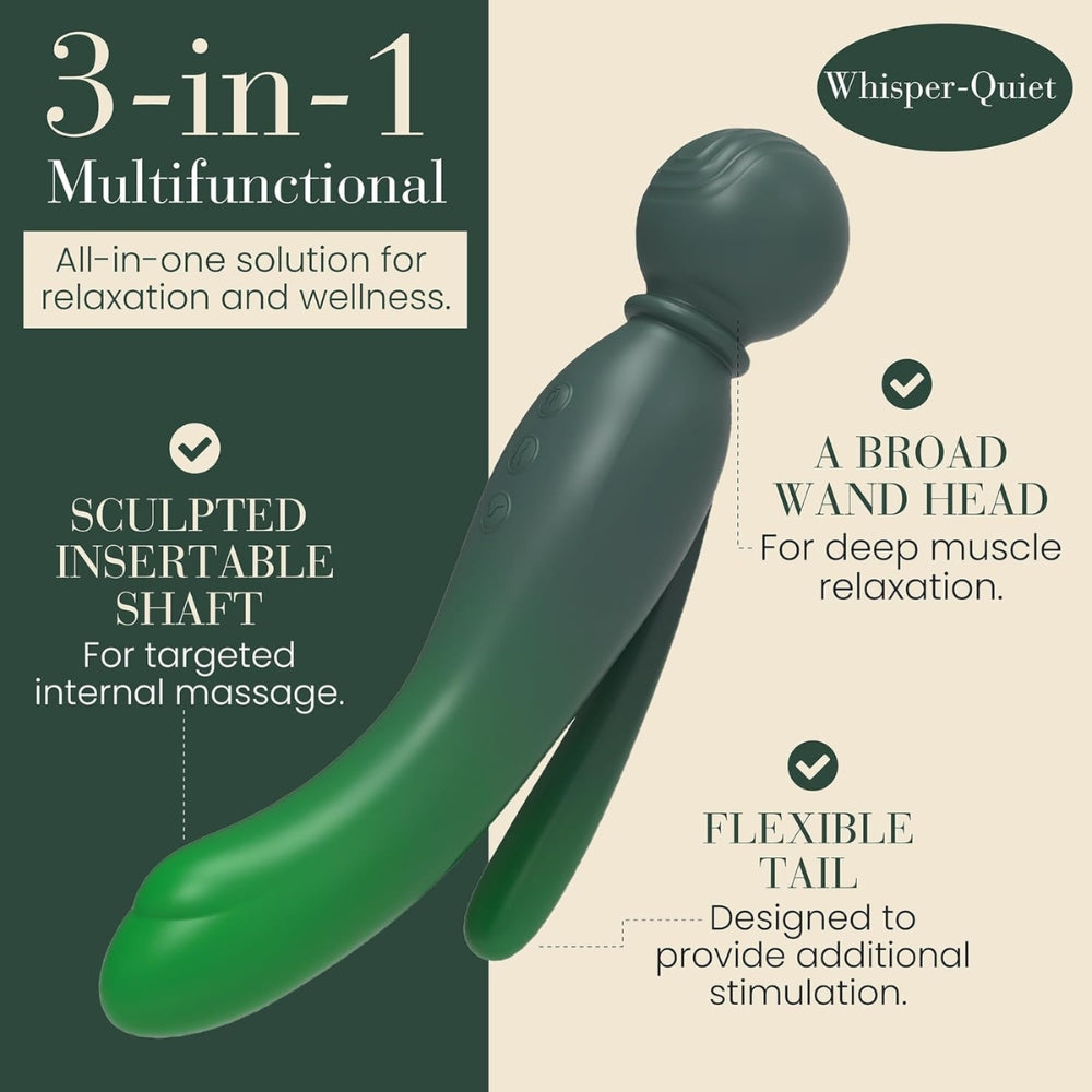 MYLO 3-in-1 Body Wand Massager Earth > Sex Toys > Massage Wands