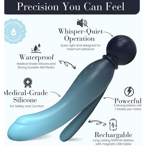 MYLO 3-in-1 Body Wand Massager Water > Sex Toys > Massage Wands