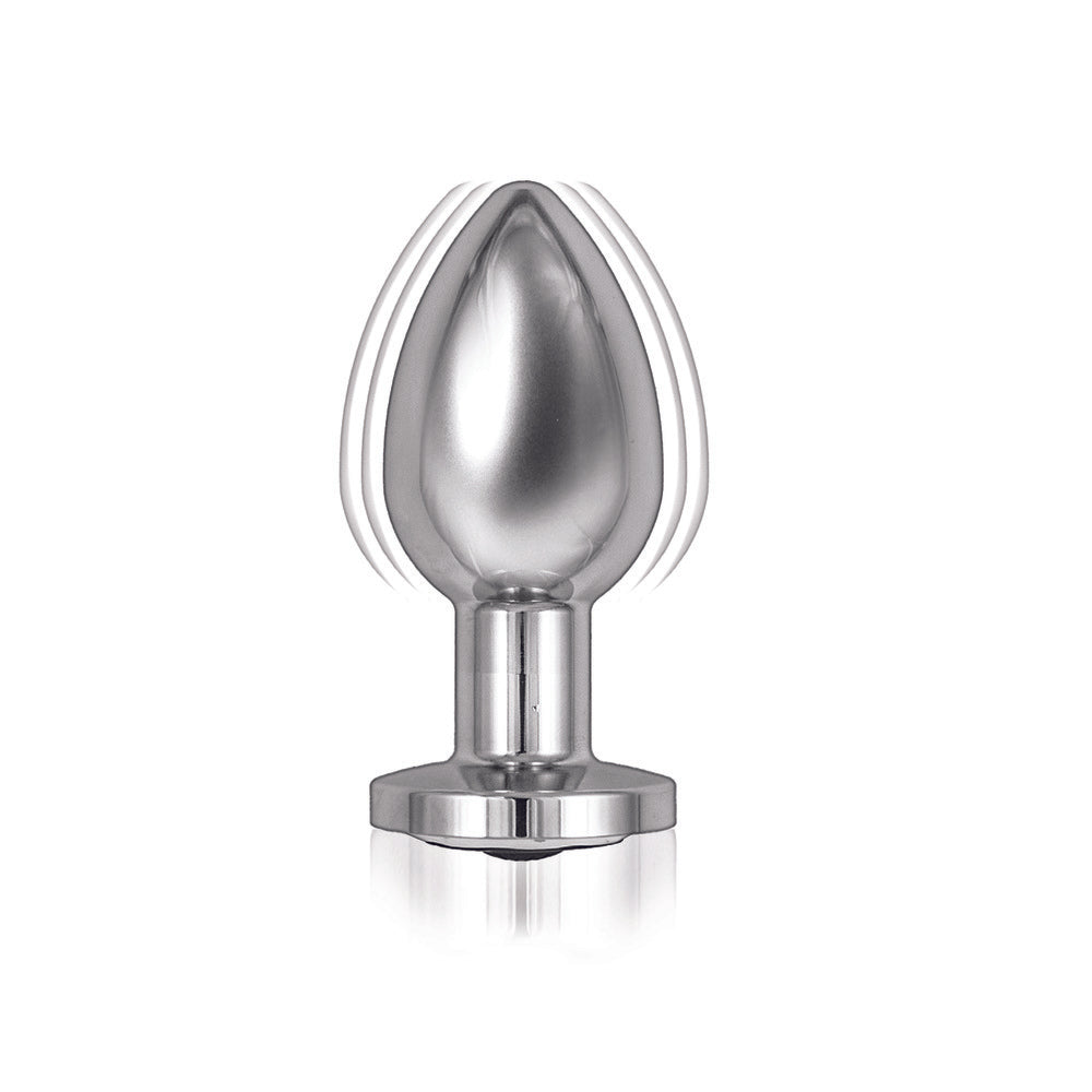 Ass Sation Remote Vibrating Butt Plug Silver > Anal Range > Vibrating Buttplug