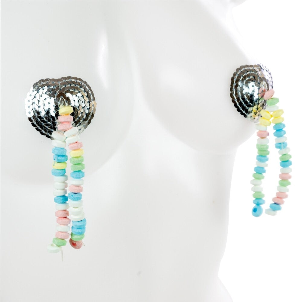Candy Nipple Tassels – Edible Adhesive Body Accessories > Novelties > Candy & Edible Items