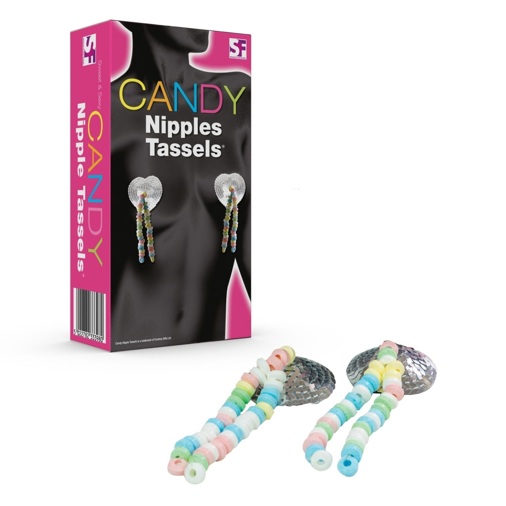 Candy Nipple Tassels – Edible Adhesive Body Accessories > Novelties > Candy & Edible Items