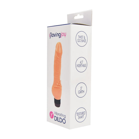 Loving Joy Bully Boy (Flesh) – Realistic Multi-Speed Vibrator DONGS Vibrating