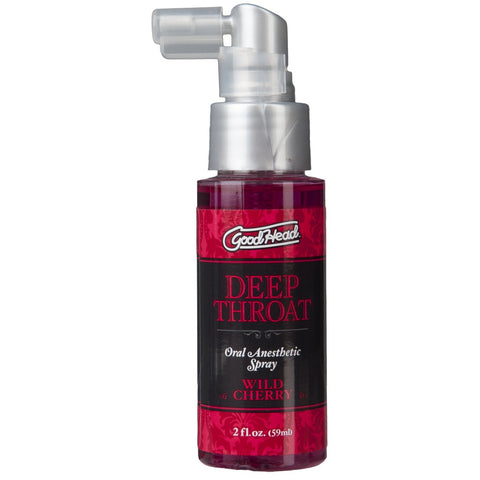 GoodHead Deep Throat Spray 59ml - Wild Cherry Flavor Default Title > Lube > Oral Gels & Sprays