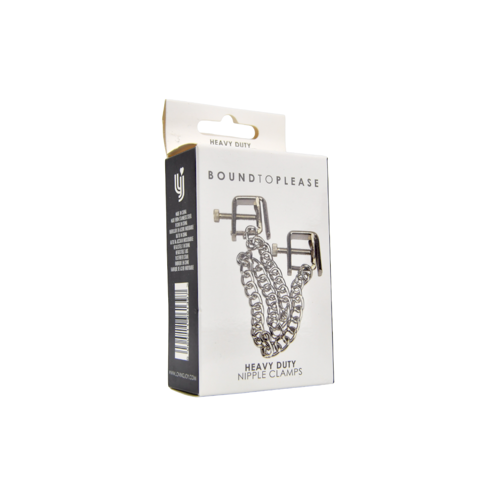 Bound to Please Heavy Duty Adjustable Nickel-Free Nipple Clamps – Adjustable Nipple Clamps > Sex Toys > Nipple Clamps