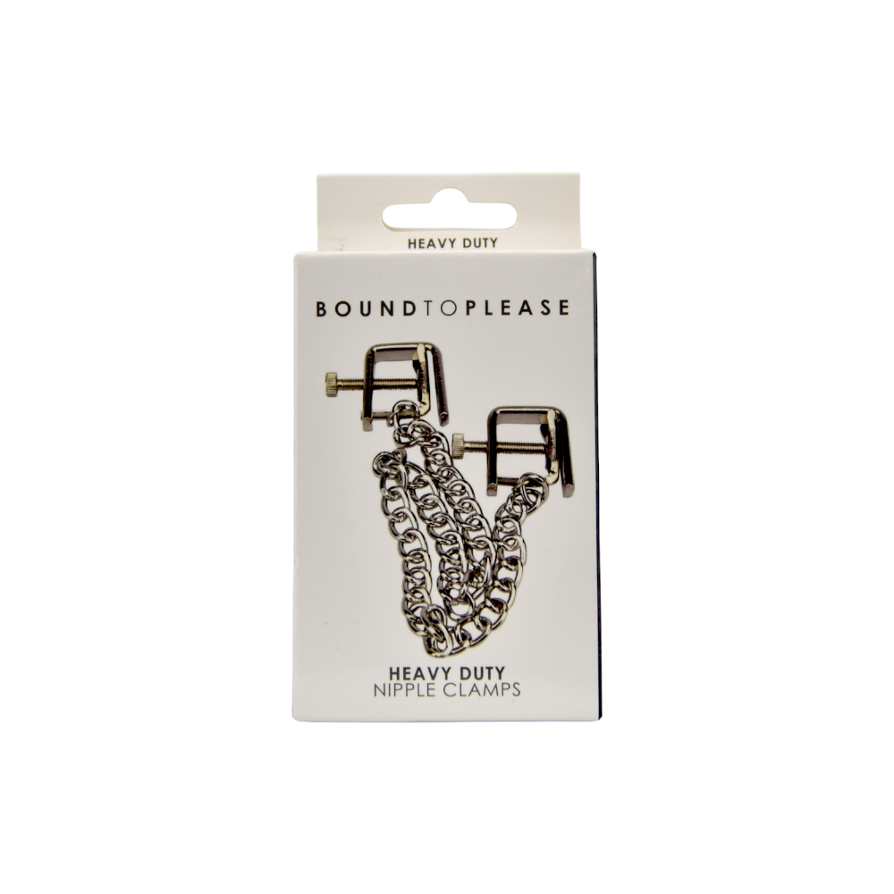 Bound to Please Heavy Duty Adjustable Nickel-Free Nipple Clamps – Adjustable Nipple Clamps > Sex Toys > Nipple Clamps