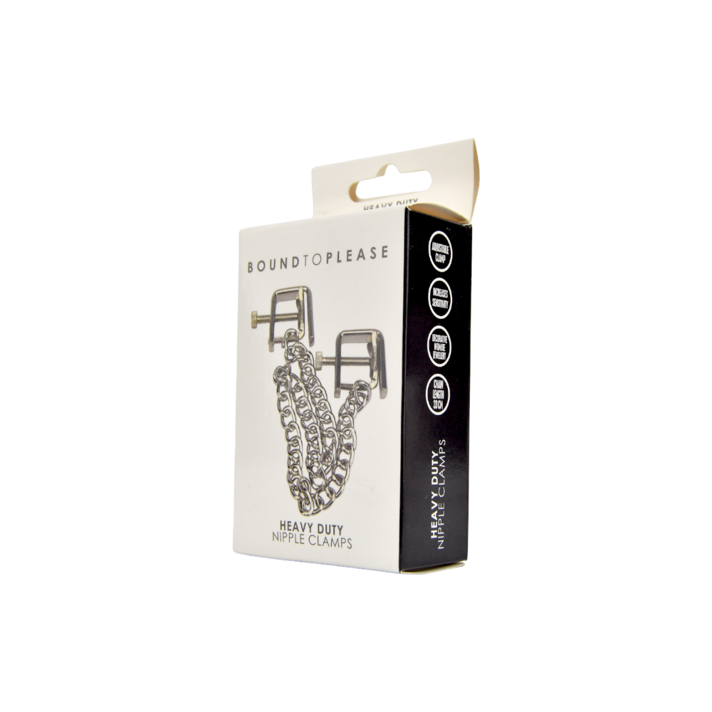 Bound to Please Heavy Duty Adjustable Nickel-Free Nipple Clamps – Adjustable Nipple Clamps > Sex Toys > Nipple Clamps