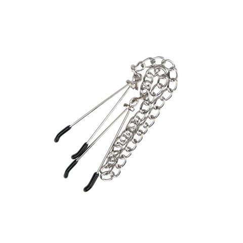 Bound to Please Adjustable Nipple Clamps with Chain – Nickel-Free Nipple Clamps Nipple Clamps