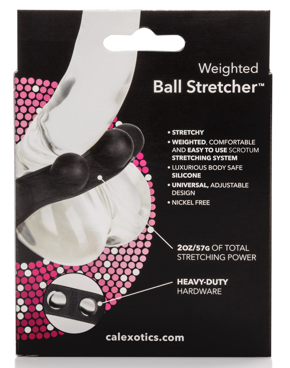 Weighted Ball Stretcher Cock Ring – Silicone Comfort Fit Ring Ball Stretcher