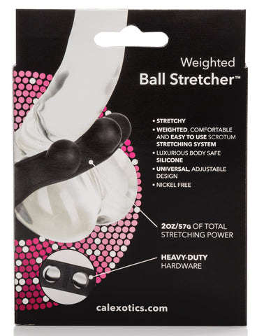 Weighted Ball Stretcher Cock Ring – Silicone Comfort Fit Ring Ball Stretcher