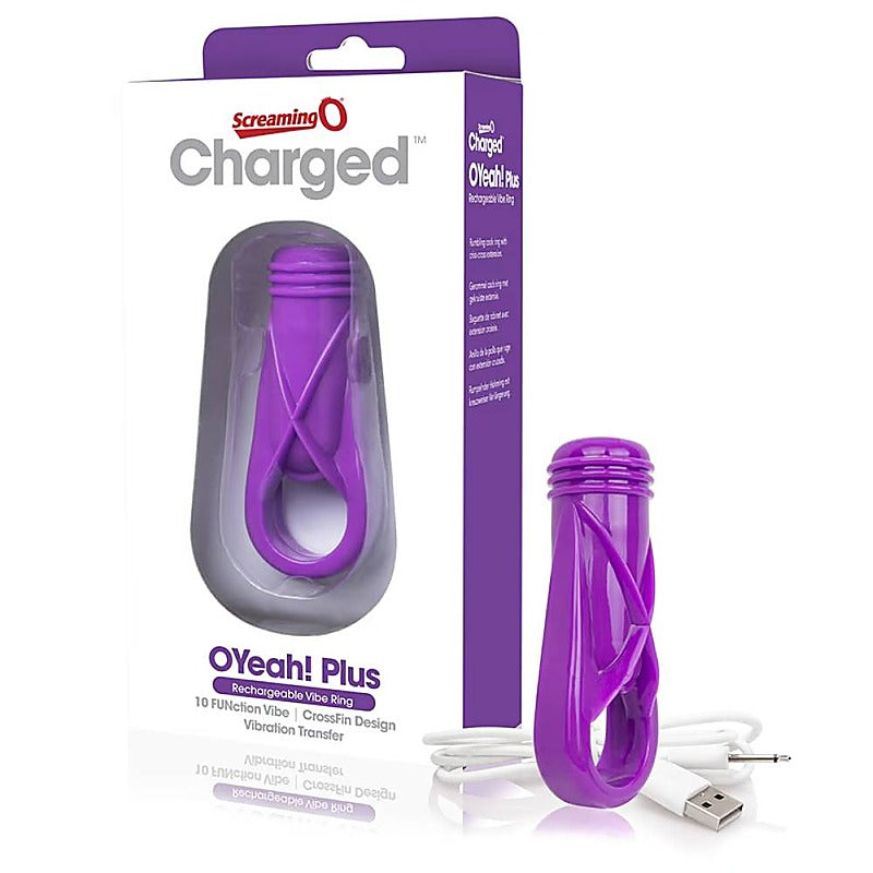 Charged Oyeah! Ring Single by Screaming O - Vibrating Cock Rings
