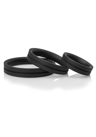 Screaming O Ringo Pro X3 Silicone Cock Ring Trio Pack COCK RING Set