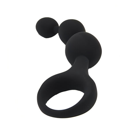 Loving Joy Triple Ripple (Black) – Hypo-Allergenic Silicone Anal Beads Anal Beads