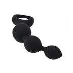 Loving Joy Triple Ripple (Black) – Hypo-Allergenic Silicone 5.5" Anal Beads Default Title > Anal Range > Anal Beads
