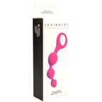 Loving Joy Triple Ripple (Pink) – Hypoallergenic 5.5" Silicone Anal Beads > Anal Range > Anal Beads