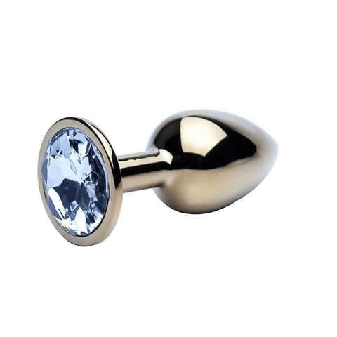 Precious Metals Gold Butt Plug Small – Luxury Jewel Anal Plug Default Title > Anal Range > Jewel Butt Plugs