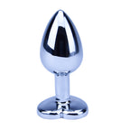 Precious Metals Heart Shaped (Silver) – Jewelled Metal Butt Plug > Anal Range > Jewel Butt Plugs