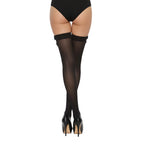Lace By Lj – Thigh High Stockings With Bow One Size - Black > Clothes > Hosiery > Stockings